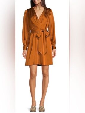 Paige Satin Honey Dress